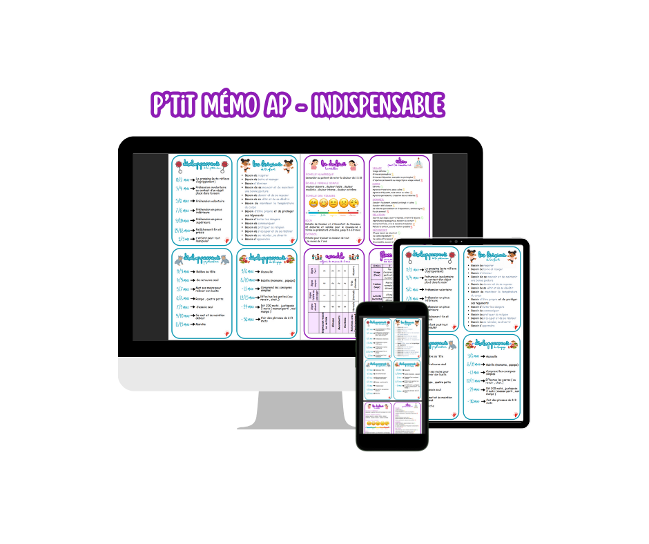 PDF - Pack P’tit Mémo AP – L’outil indispensable pour les Auxiliaires de Puériculture